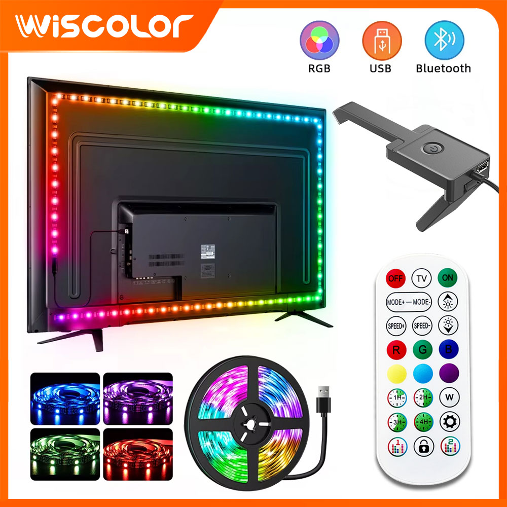 Gaming Accessories App - Striscia LED RGB per retroilluminazione TV,