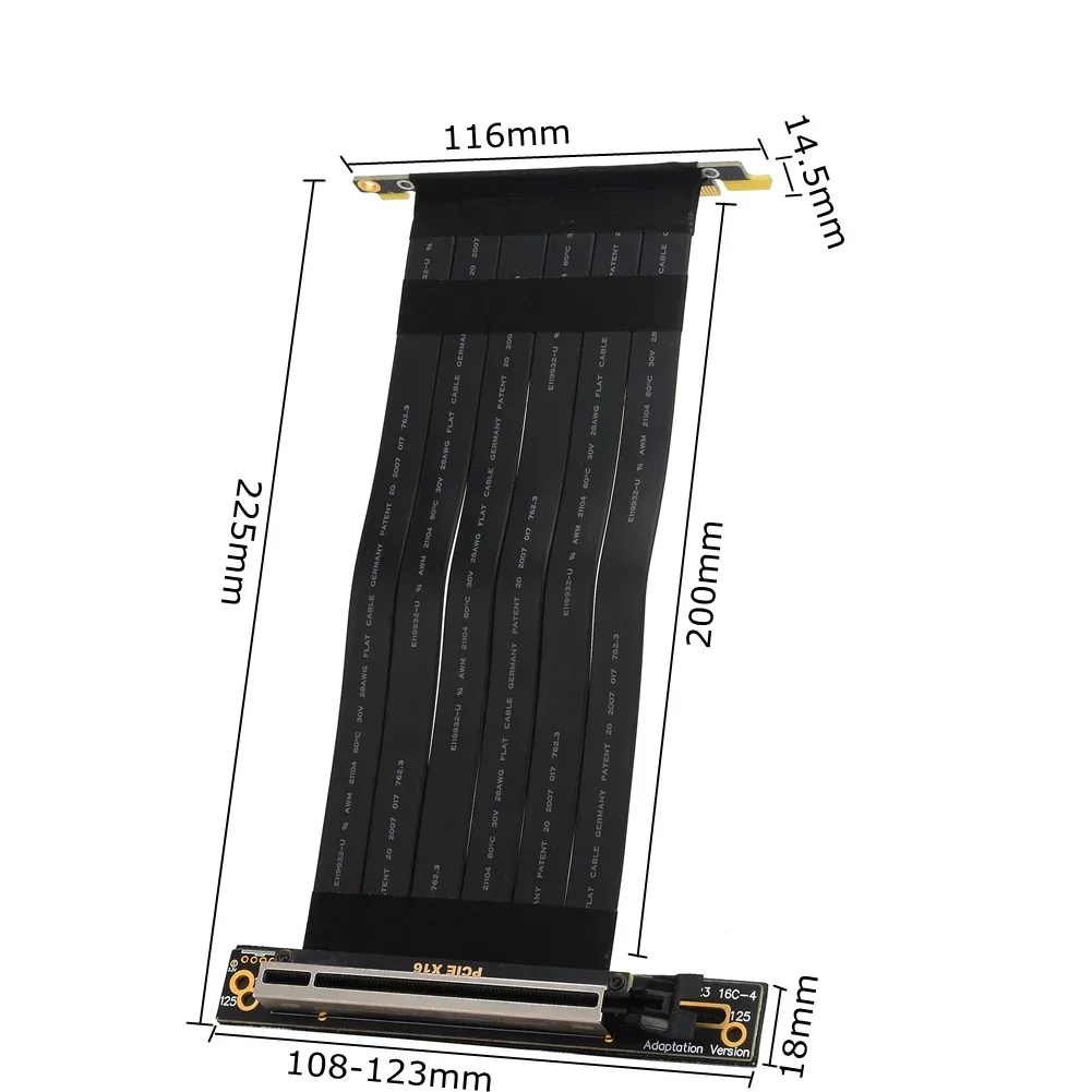 Cavo Riser PCI Express X4 X8 X - Vertical Gpu Bracket recensione e prezzo