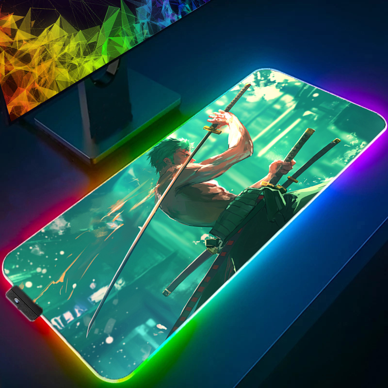 ONE PIECE Zoro Mouse Pad RGB A - Gaming Accessories Setup recensione e prezzo