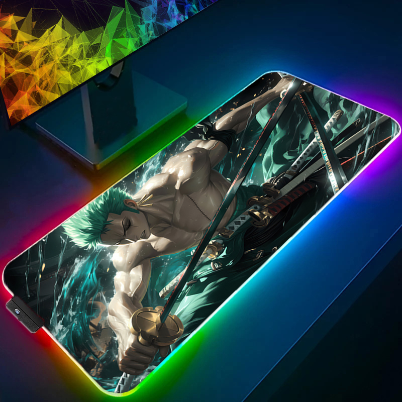 ONE PIECE Zoro Mouse Pad RGB A - Gaming Accessories Setup recensione e prezzo