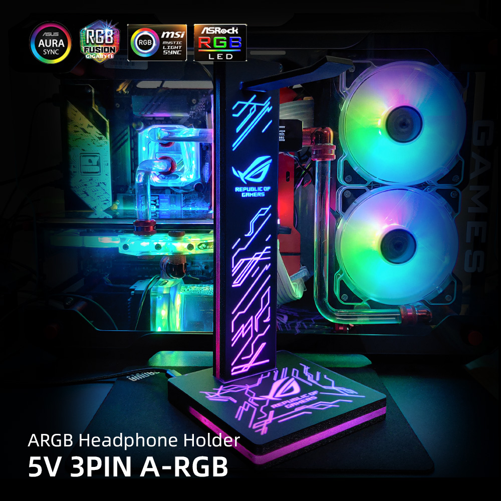 Supporto per Cuffie ARGB con I - Headset Stand Rgb recensione e prezzo